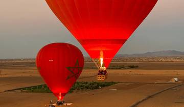 Avontuur van een hele dag in Marrakech: luchtballon, quad rijden en kameeltocht-rondreis