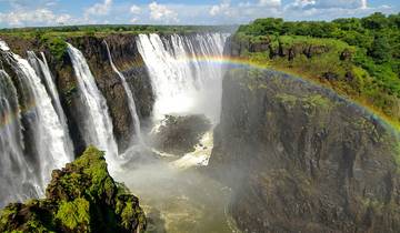 Viewing Victoria Falls from both Zambia & Zimbabwe sides- Half Day Tour