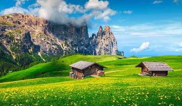 Star cycle Tour valley cycle paths Dolomites