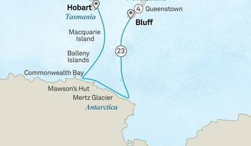 Queenstown and Mawson’s Antarctica: Along the East Coast