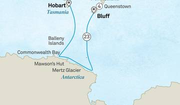 Queenstown and Mawson’s Antarctica: Along the East Coast