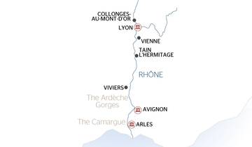 All the must-see sites on the Rhône between Lyon, Provence, and the Camargue with a dinner at Paul Bocuse's Abbaye de Collonges Restaurant OFFERED (port-to-port cruise) - RHONE PRINCESS