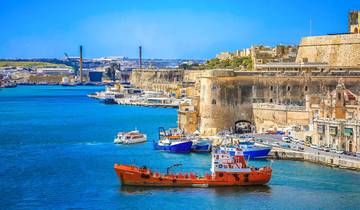 Circuit privé sur mesure de 4 jours à Malte, départs quotidiens et hôtel 4 étoiles