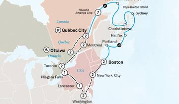 Croisière Couleurs de l'Est du Canada et de la Nouvelle-Angleterre 2026 - 24 jours (including Portland)