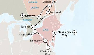 Eastern Canada & USA Explorer 2026 - 15 Days
