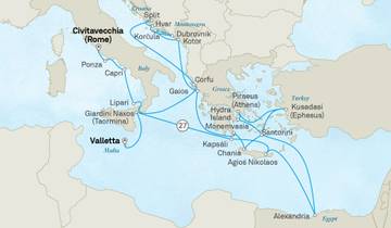 Voyage ultime : Méditerranée et Pyramides