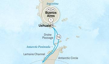 Circuito Más allá del Círculo Polar Antártico - Viaje de Navidad y Año Nuevo