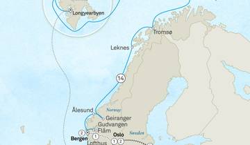 Découverte de la Scandinavie et des merveilles de l'Arctique - Croisière et voyage terrestre