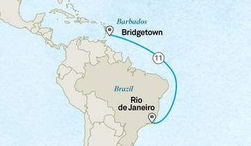 Wellness-Retreat: Von Barbados nach Rio de Janeiro Rundreise