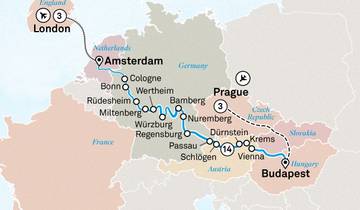 Juwelen von Europa mit Prag und London
