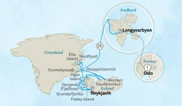 Ultimative Svalbard, Grönland & Island im Detail