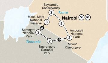 Aventure en Afrique de l\'Est circuit