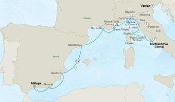 Odyssée méditerranéenne avec un goût d'Italie - Croisière et voyage à terre