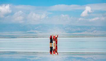 Circuit en groupe de 8 jours de Qinghai à Dunhuang, y compris le lac salé de Chaka