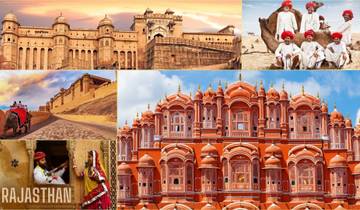 Circuit culturel de 9 jours au Rajasthan et à Agra : Delhi, Agra, Fatehpur Sikri, Abhaneri, Jaipur, Jodhpur, Ranakpur, Udaipur circuit