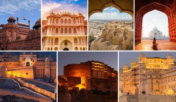 Fort et palais du Rajasthan - 16 jours d\'innombrables forteresses circuit