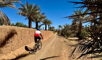 Caravane de vélos de gravier au Maroc circuit