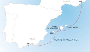 Mediterranean Legacies: From the Balearic Islands to Andalusia - Between Enchanting Islands and Moorish Treasures (port-to-port package)