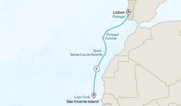 Croisière dans l'Atlantique : De Lisbonne au Cap Vert