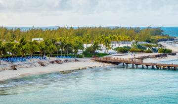 Plages paradisiaques des îles Vierges américaines aux Bahamas