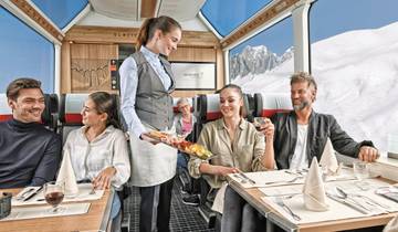 Liens gris de la Bernina et du Glacier Express circuit