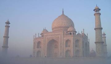 Triangle d\'or de l\'Inde avec lever de soleil au Tajmahal circuit