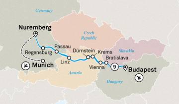 Donau in der Tiefe | (von Budapest bis München)