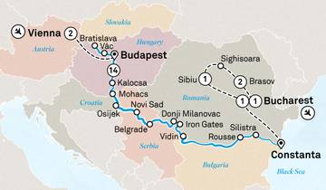 Découverte du Bas-Danube avec Vienne et la Transylvanie 2027