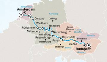 Christmas & New Year 2027 - 15 Days (from Budapest to Amsterdam)