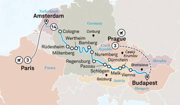 Kerst & Oud & Nieuw met Parijs & Praag 2027 - 21 Dagen (inclusief Regensburg)