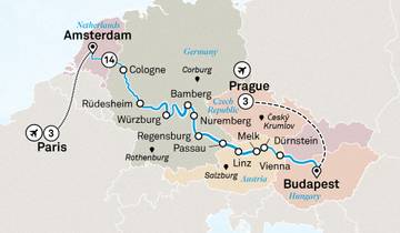 Noël et Nouvel An avec Paris et Prague 2027 - 21 jours (including Regensberg)