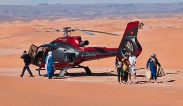 2 jours d\'expédition au Sahara en hélicoptère circuit