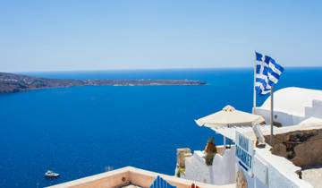 Santorin : à travers l'île grecque
