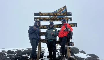 Best 8 Days Mount Kilimanjaro Climbing Via Marangu Route circuit