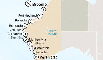 Pilbara, Broome & Monkey Mia 2026 - 15 Days (from Broome to Fremantle)