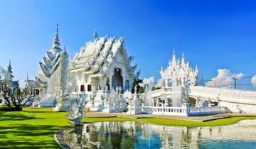 Thailand - Bangkok, White Temple & Pool Oasis