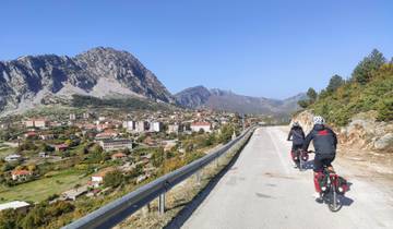 Randonnée à vélo dans le sud de l'Albanie 8 jours - en toute tranquillité (8 jours)