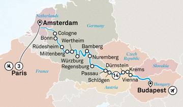 Les joyaux de l\'Europe avec Paris 2027 circuit