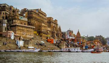 Luxuriöses 8 Tage Goldenes Dreieck und Varanasi Ghats - 4-Sterne-Hotels & Ganges Aarti am Abend ! Rundreise