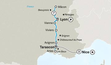 Idyllique Rhône et Côte d'Azur 2027 - 11 jours