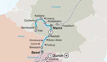 Châteaux et vignobles du Rhin et de la Moselle avec Berlin 2027 - 15 jours (from Zurich to Berlin)