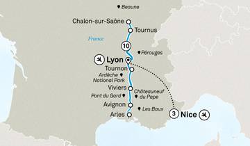 Spectaculaire Sud de la France avec la Côte d'Azur