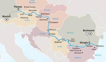 Gems of the Danube & Eastern Europe & Balkans Unveiled 2027 - 16 Days (16 destinations)