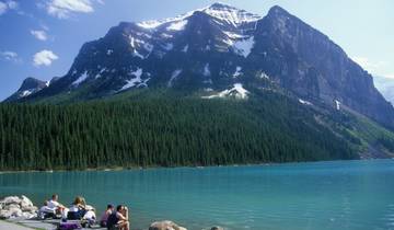 L\'Ouest canadien en train avec le Calgary Stampede circuit