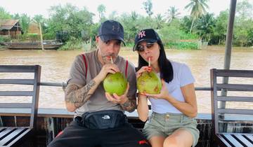 Excursion unique d\'une journée dans le delta du Mékong avec promenade en bateau, piste cyclable et déjeuner circuit