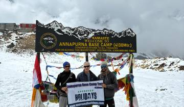 Excursión corta al campamento base del Annapurna