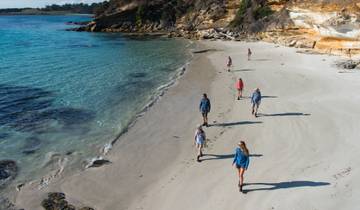 Marche sur l'île Maria en Tasmanie (Porté)