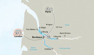 Bordeaux avec Paris et Londres 2027 circuit