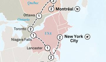 Oostelijk Canada & VS Verkenner 2027-rondreis
