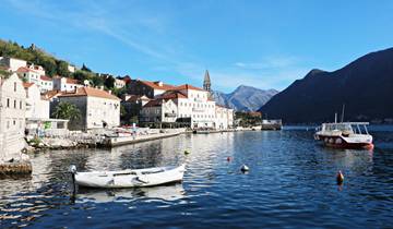 Montenegro: a 4-day off-season mini tour from Tivat. Visit UNESCO sites, the breathtaking Bay of Kotor, Venetian fortified towns, centuries-old coastal towns, monasteries, and fortresses. Enjoy history, the sparkling Adriatic Sea and medieval charm!